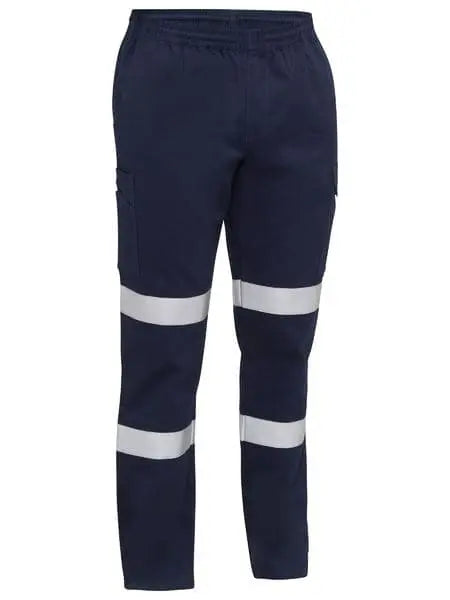 Bisley Stretch Taped Cotton Elastic Waist Cargo Work Pants BPC6029T Bisley Workwear
