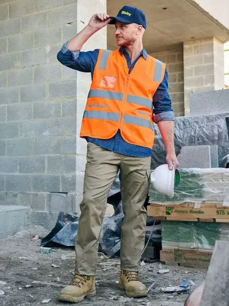 Bisley Stretch Cotton Elastic Waist Cargo Work Pants BPC6029 Bisley Workwear