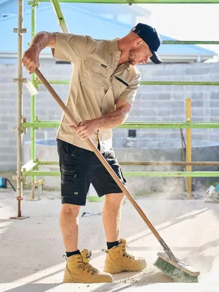 Bisley Flex & Move Stretch Denim Zip Cargo Pants BSHC1335 Bisley Workwear