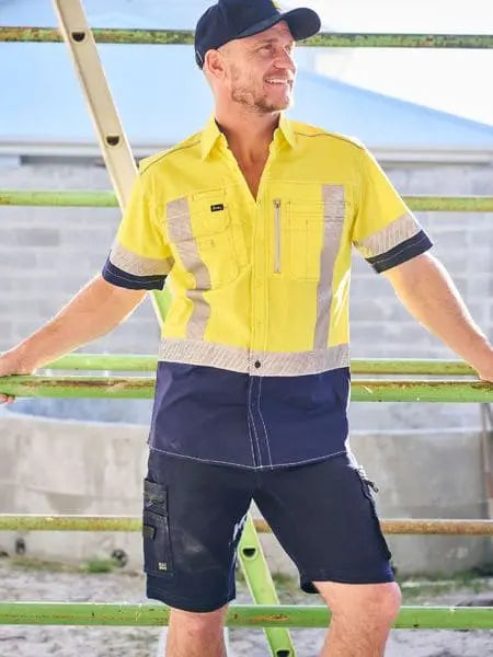 Bisley Flex & Move Stretch Denim Zip Cargo Pants BSHC1335 Bisley Workwear