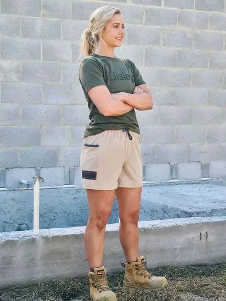 Bisley Workwear Women's Flex & Move 4 Way Stretch Shorts BSHL1331 Bisley Workwear