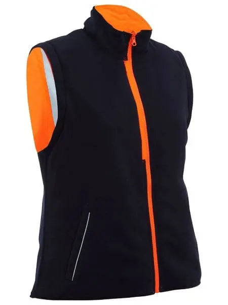 Bisley Taped Women's Hi Vis 5 in 1 Rain Jacket BKL6975 Bisley Workwear