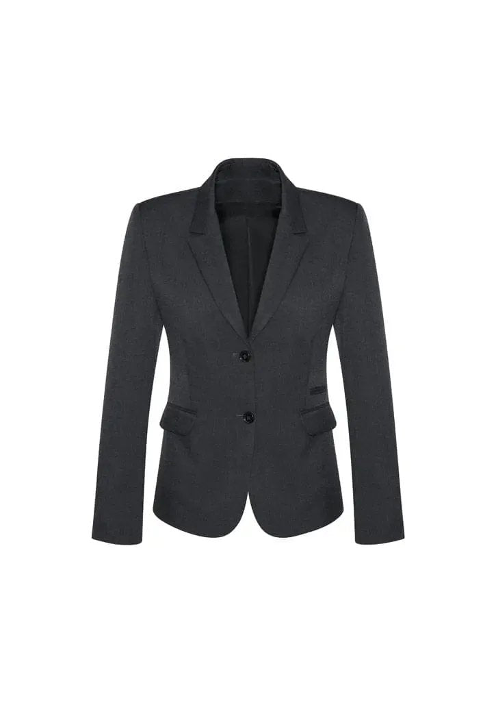 Biz Corporates Womens 2 Button Mid Length Jacket 64019 - Flash Uniforms