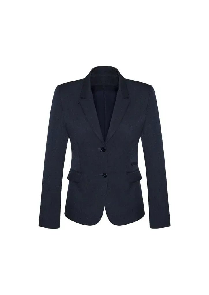 Biz Corporates Womens 2 Button Mid Length Jacket 64019 - Flash Uniforms