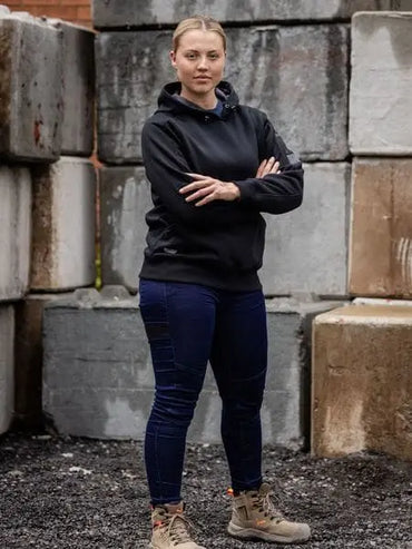 Bisley Women's Work Fleece Hoodie BKL6724 Bisley Workwear