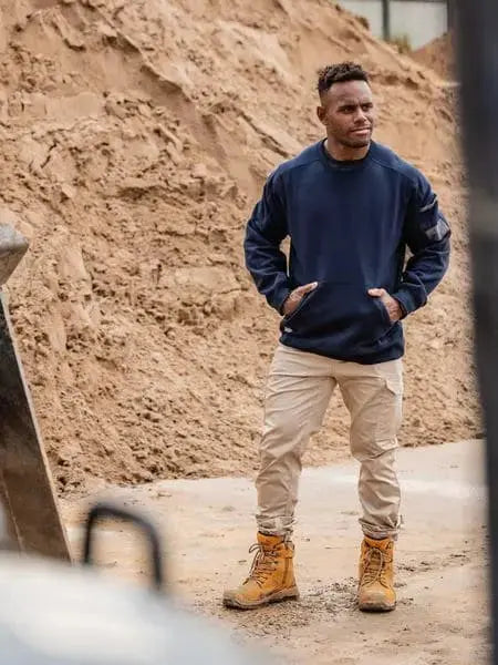 Bisley Workwear Work Fleece Crew Jumper BK6723 - Allsorts Workwear