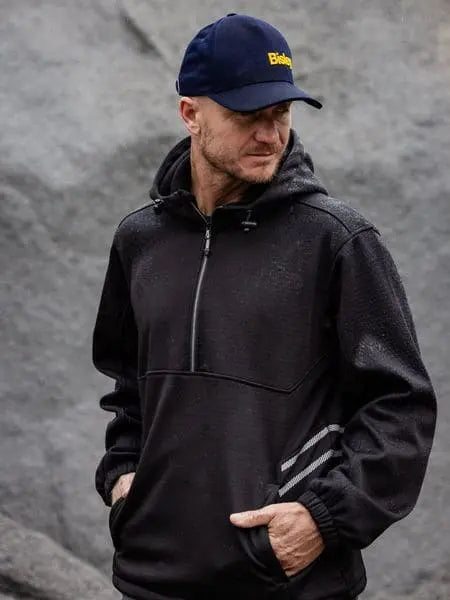 Bisley Workwear Liquid Repellent Fleece Hoodie BK6574 Bisley Workwear