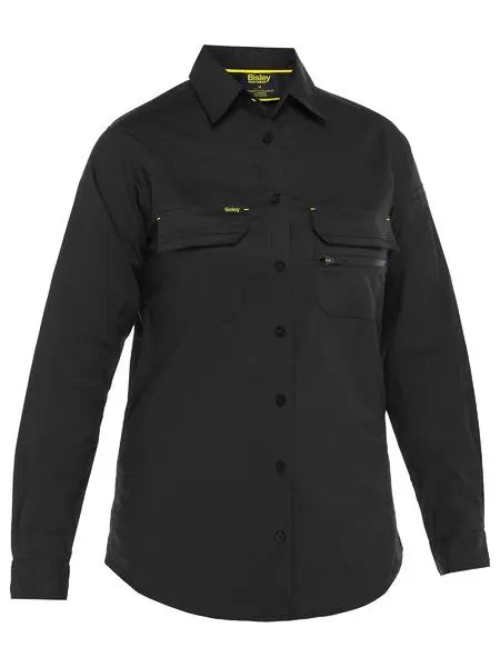 Bisley Women's X Airflow Stretch Ripstop Work Shirt BL6490 Bisley Workwear