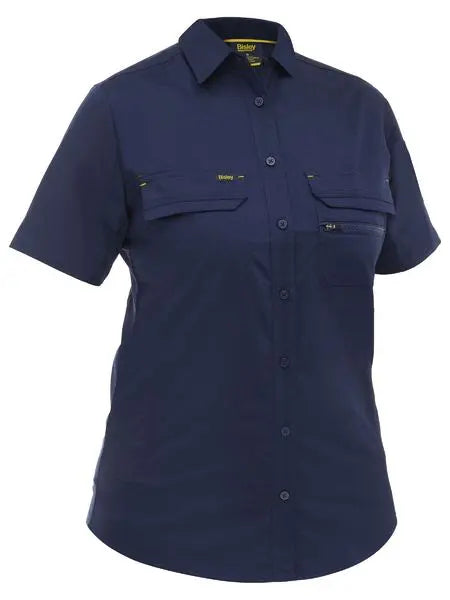 Bisley Women's X Airflow Stretch Ripstop Work Shirt BL1490 Bisley Workwear