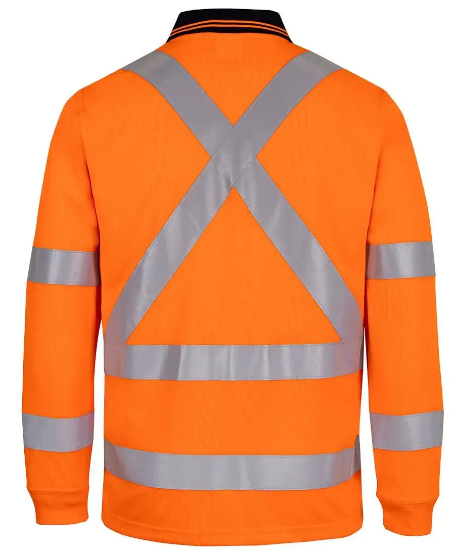 Jb's NSW QLD Rail X Back Polo Shirt 6DAQL Metro Workwear