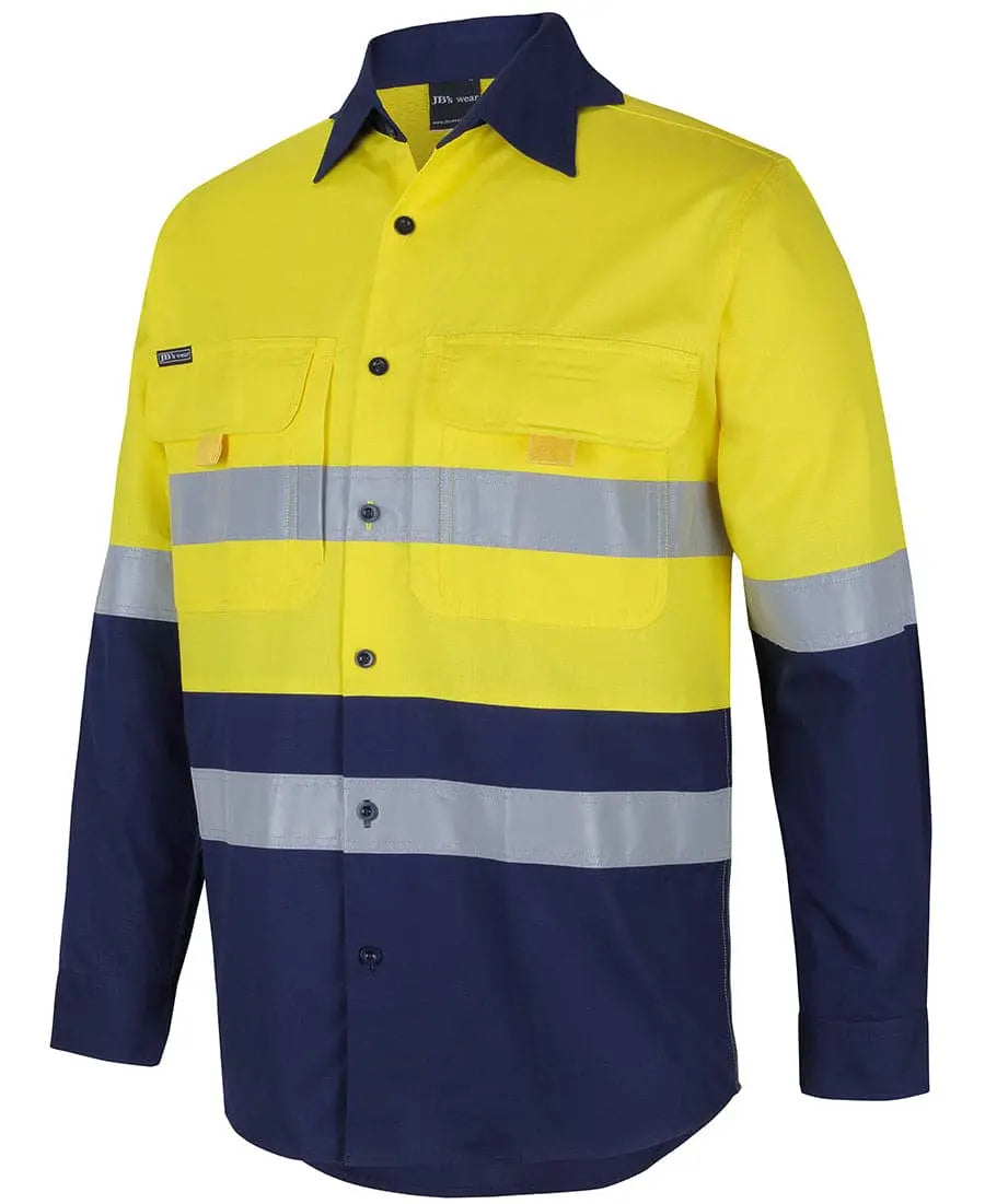 Hi Vis (D+n) Ripstop L/s Fishing Shirt 6DNRL Jb's Wear