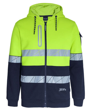 Jb's Heavy-Weight Full Zip Fragmented Tape Hoodies 6DPFZ