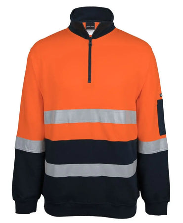 JB'S Hi-Vis 310 Cotton Day Night 1/2 Zip Fleece 6DVFM Jb's Wear
