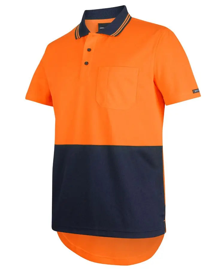 JB's Hi-Vis Short Sleeve Drop Tail Polo Shirt 6HDS Jb's Wear