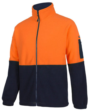 JB'S Hi-Vis Full Zip Polar Fleece 6HVPE