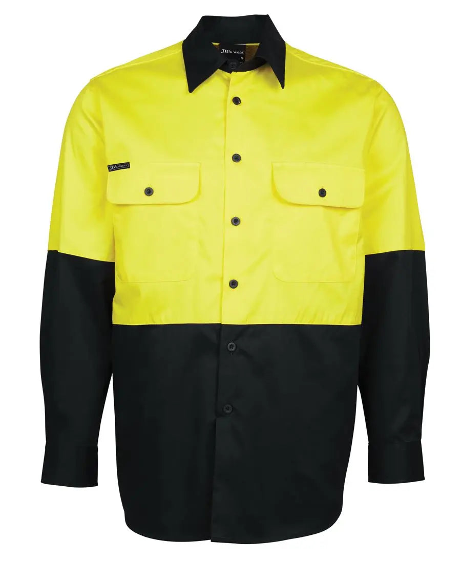JB'S Hi-Vis Long Sleeve Shirt 6HWSL Jb's Wear