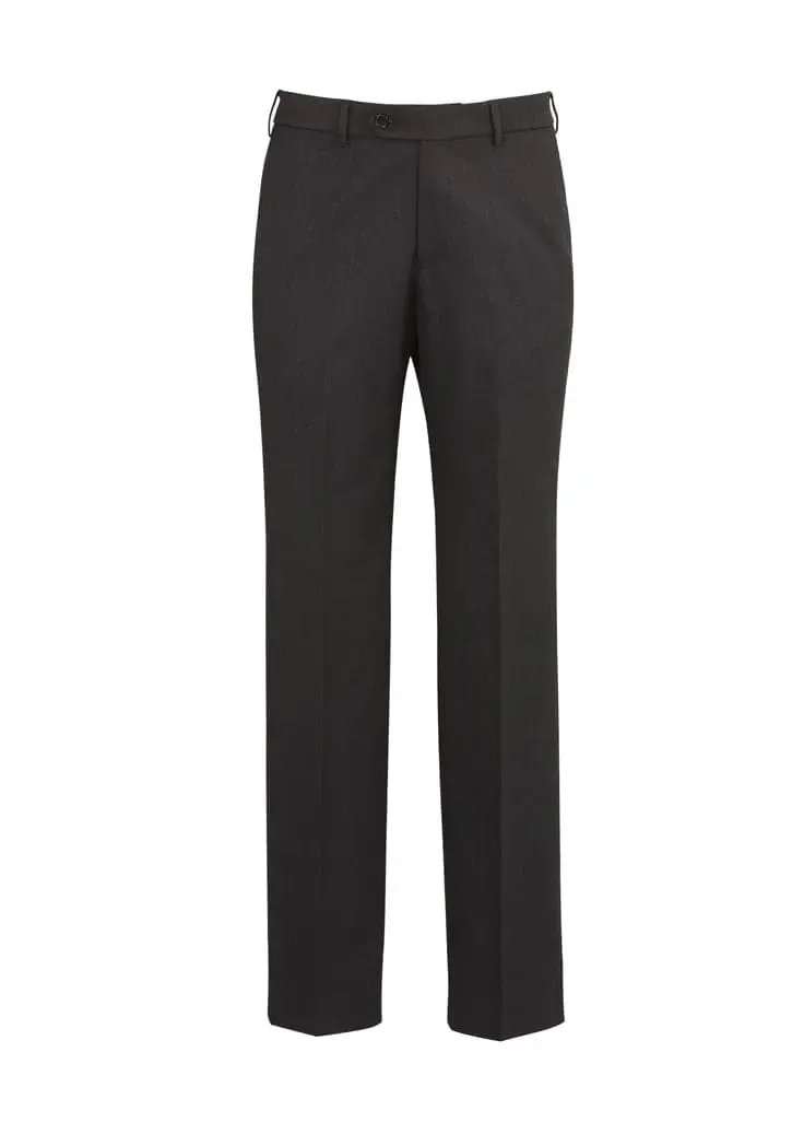 Biz Corporates Mens Flat Front Pant 70112S - Flash Uniforms