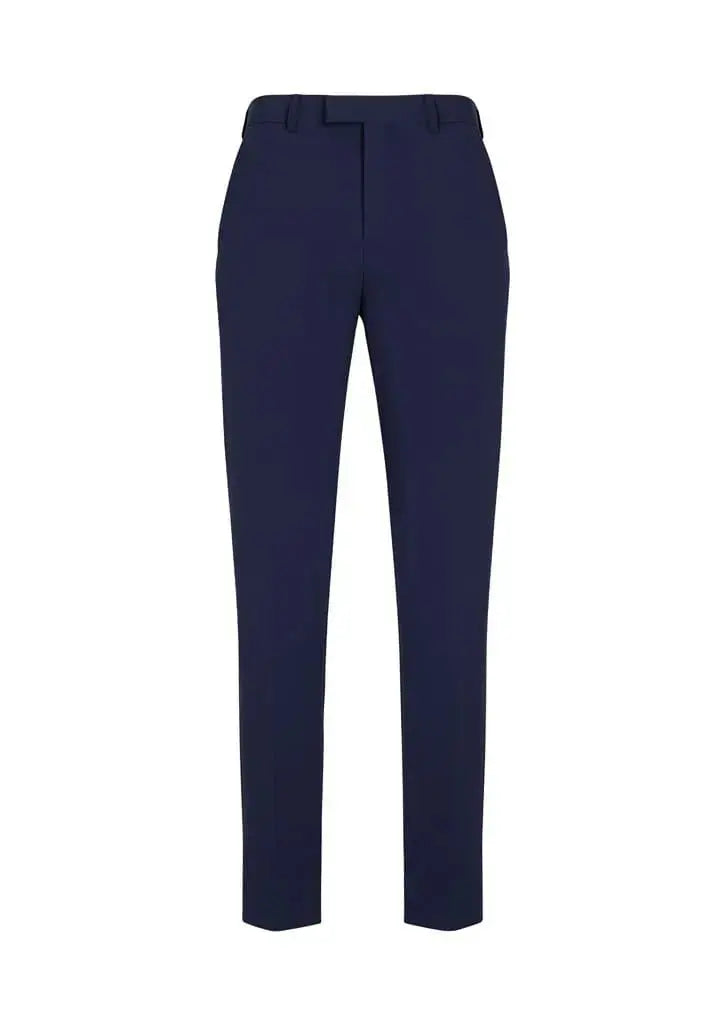 Biz Corporates Mens Slim Fit Flat Front Pant 70716R - Flash Uniforms