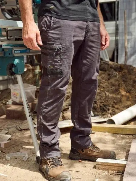Bisley Flx And Move™ Stretch Canvas Elastic Work Cargo Pants BPC6338 Bisley Workwear
