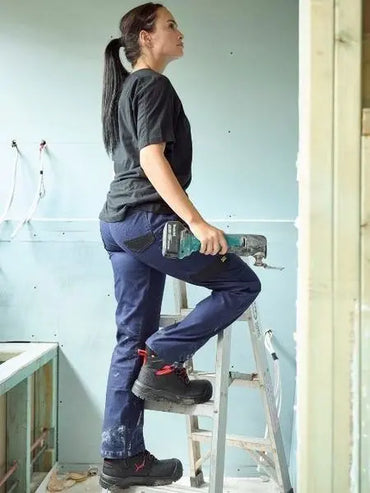 Bisley Women's Flx And Move™ Stretch Canvas Elastic Cargo Pants BPCL6338 Bisley Workwear