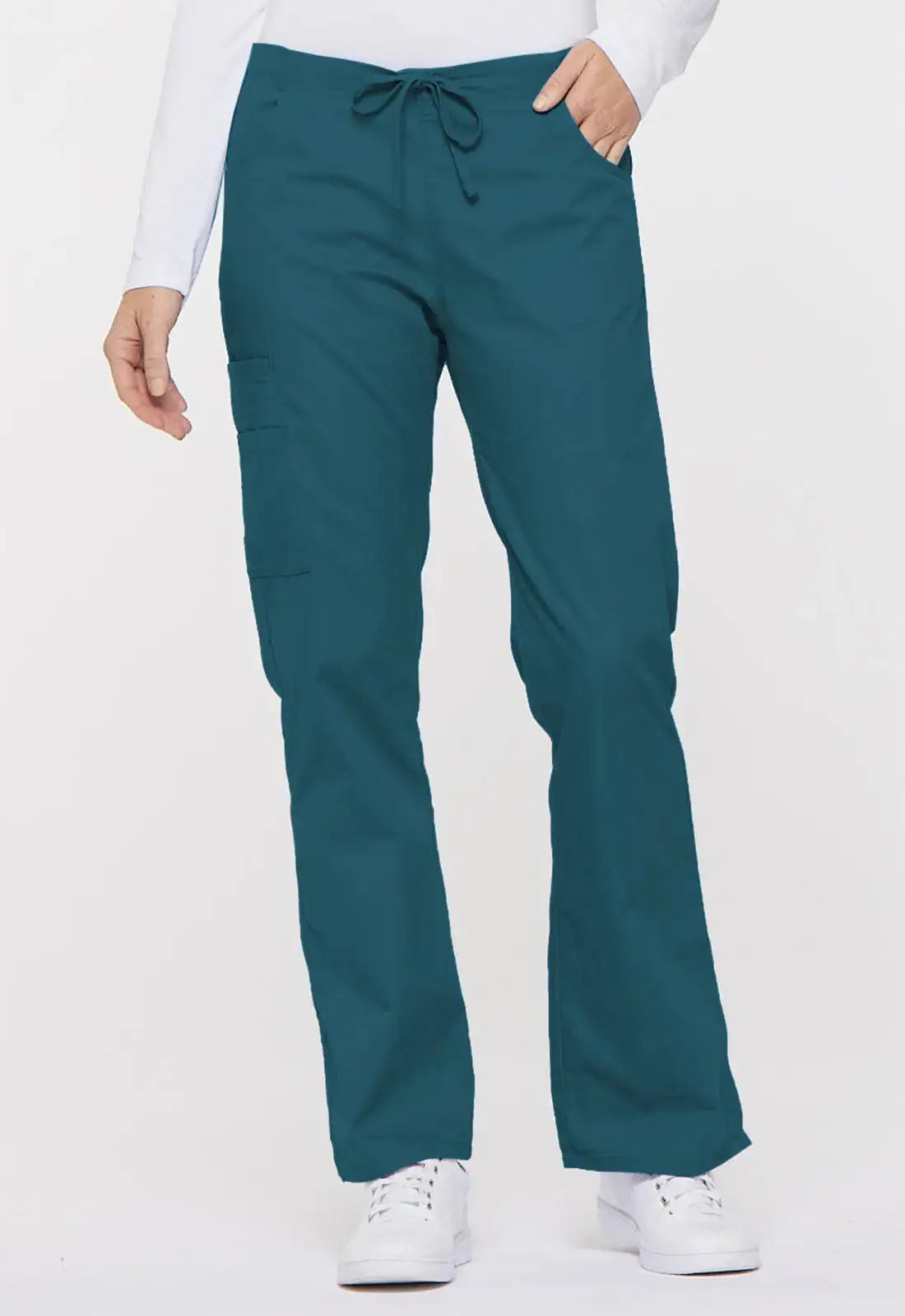 Dickies EDS Signature Women's Flare Mid Rise Cargo Scrub Pant 86206 Simply Scrubs Australia