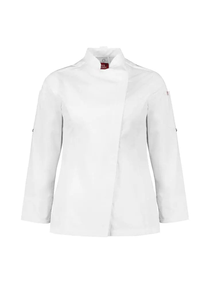 Biz Collection Womens Alfresco Long Sleeve Chef Jacket CH330LL Biz Collection