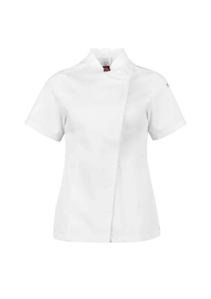 Biz Collection Womens Alfresco Short Sleeve Chef Jacket CH330LS Biz Collection