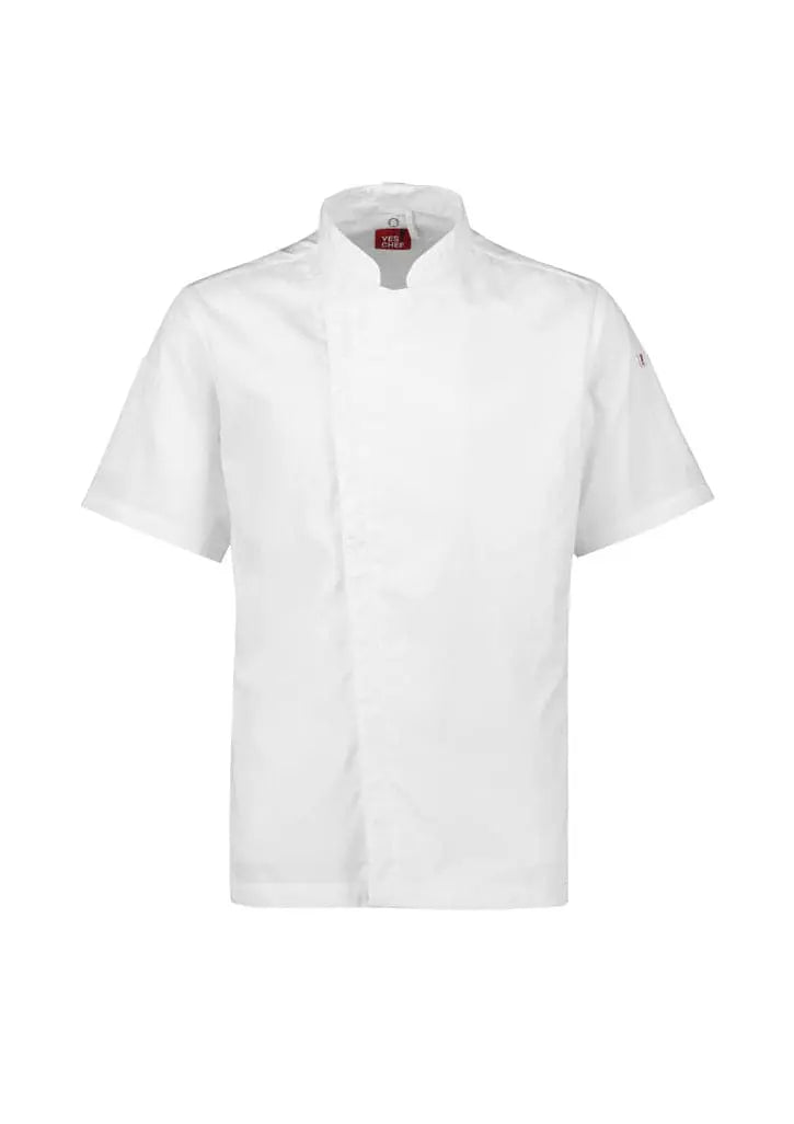 Biz Collection Men's Alfresco Short Sleeve Chef Jacket CH330MS Biz Collection