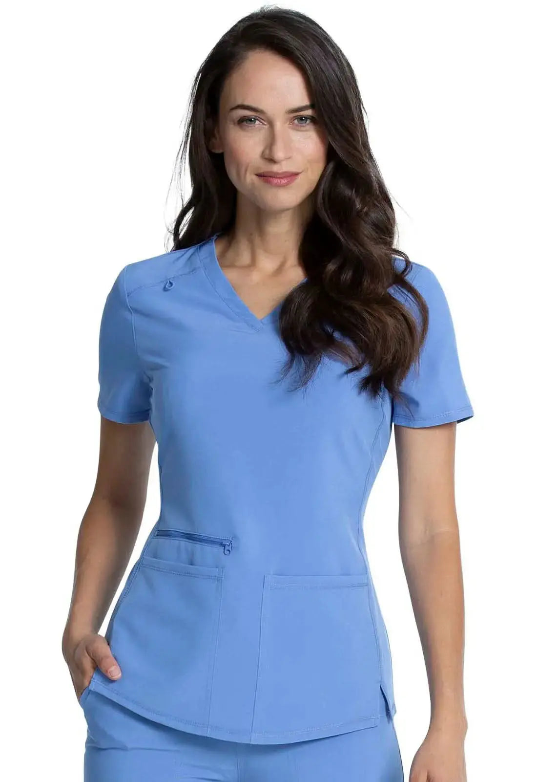 Cherokee Atmos Women'sKnit Inset Scrub Top CK837AÂ Simply Scrubs Australia