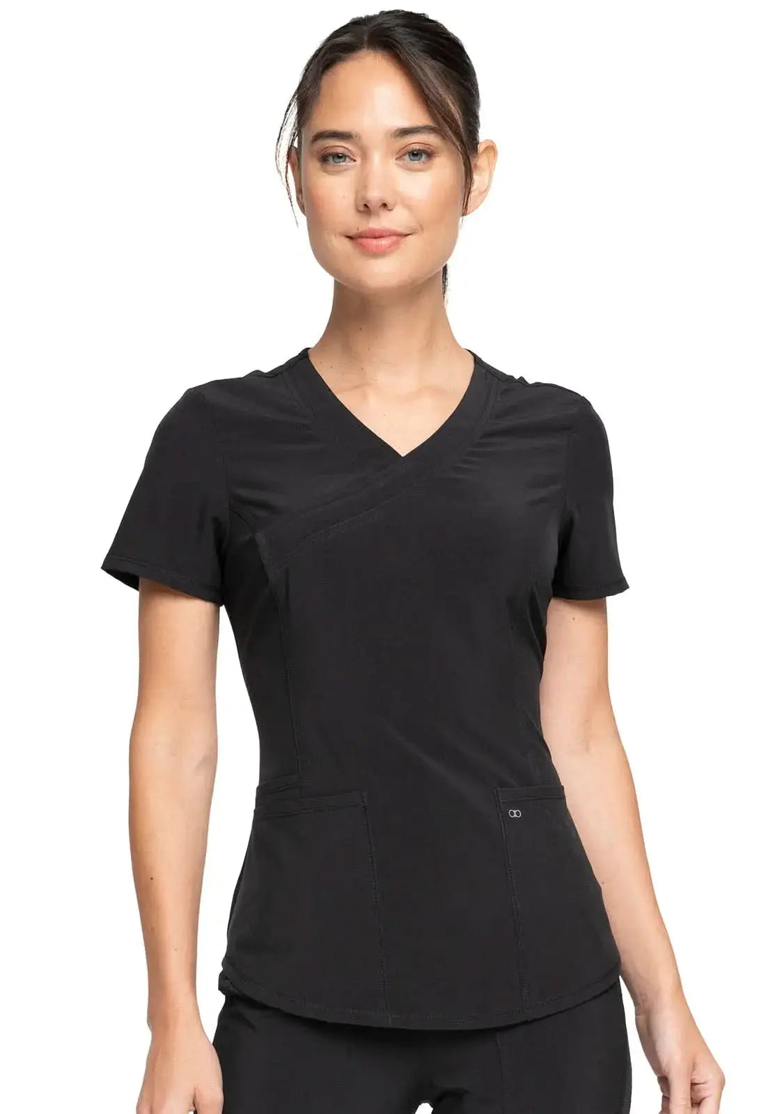 Cherokee Allura Women's Mock Wrap Scrub Top CKA688Â Simply Scrubs Australia