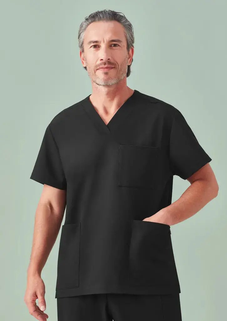 Biz Care Unisex (Men/Women) Pulse V-neck Scrub Top CU544US Simply Scrubs Australia