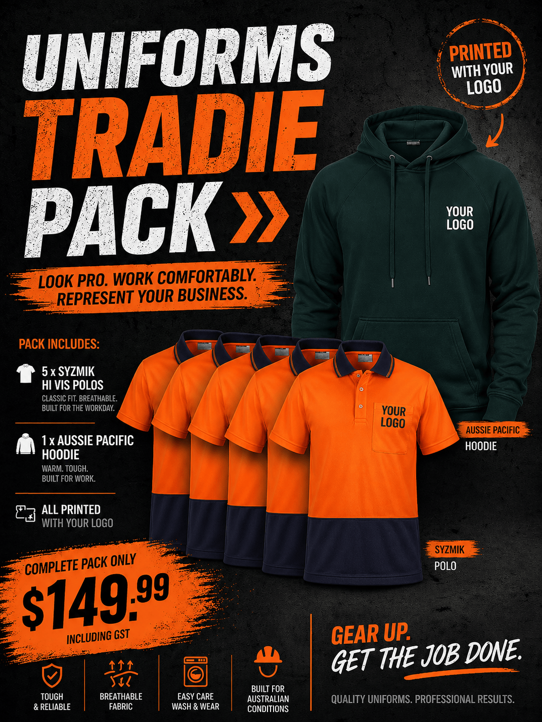 One Man Band Tradie Uniform Pack TP01