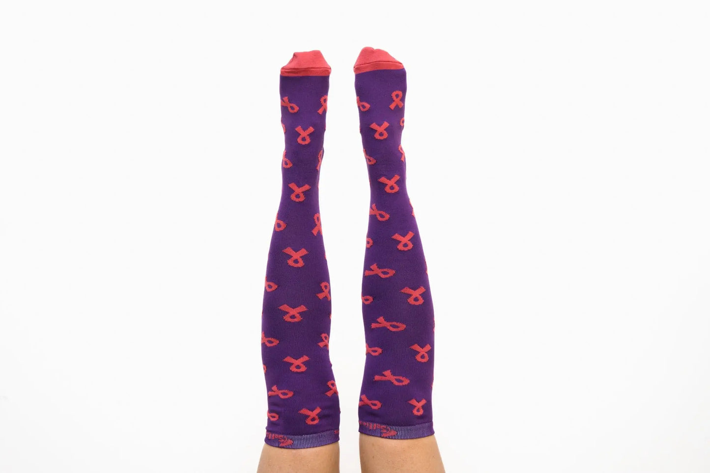 Softies Women's Fashion Pink Breast Cancer Ribbon Nursing Socks PBCS01 Softies