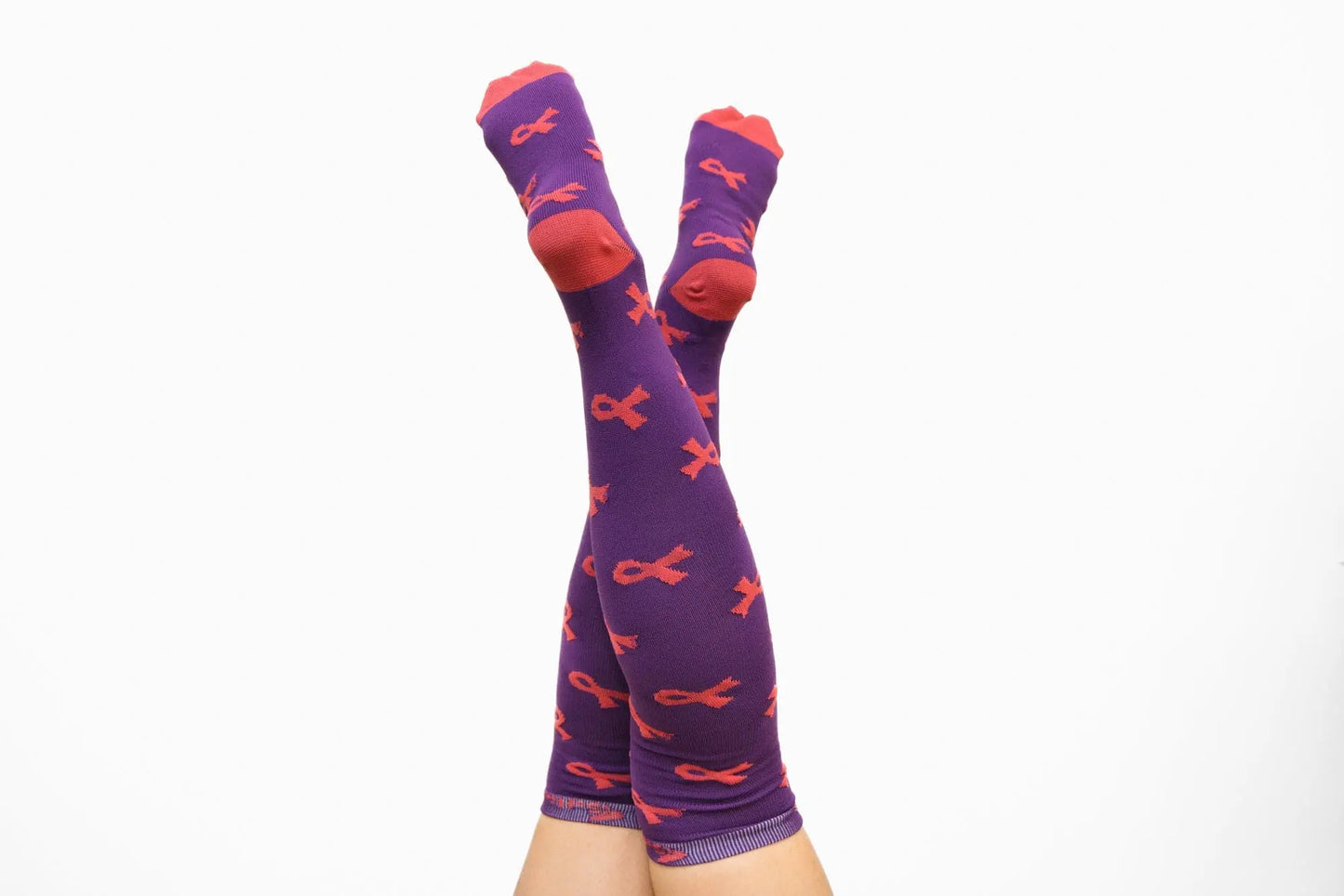 Softies Women's Fashion Pink Breast Cancer Ribbon Nursing Socks PBCS01 Softies