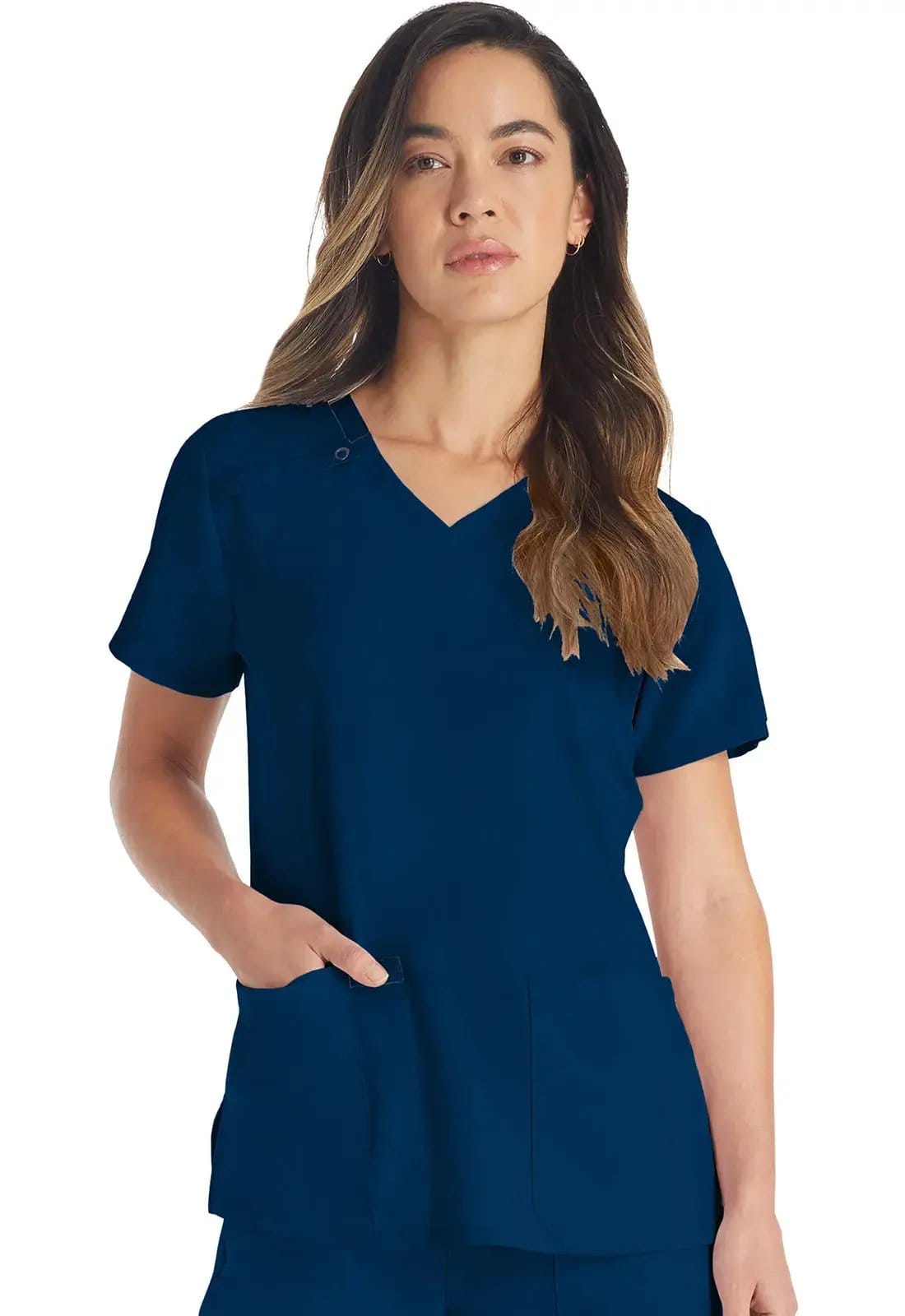 Dickies EDS Essentials Women's V-Neck Scrub Top DK615 Simply Scrubs Australia