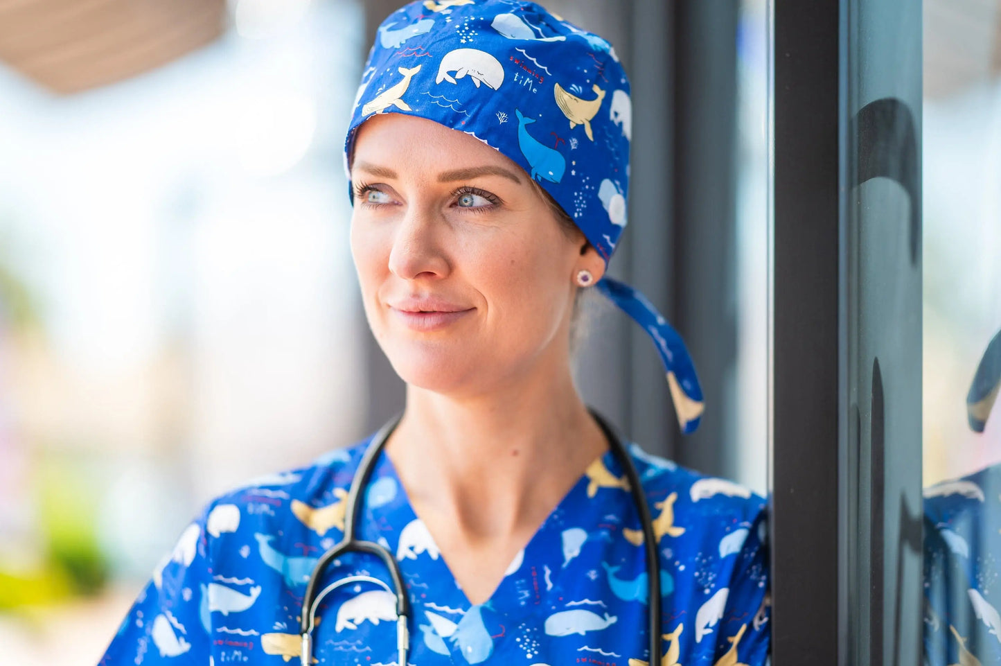 Printed Surgical Scrubs Cap/Surgical Hat SC0705 - Flash Uniforms