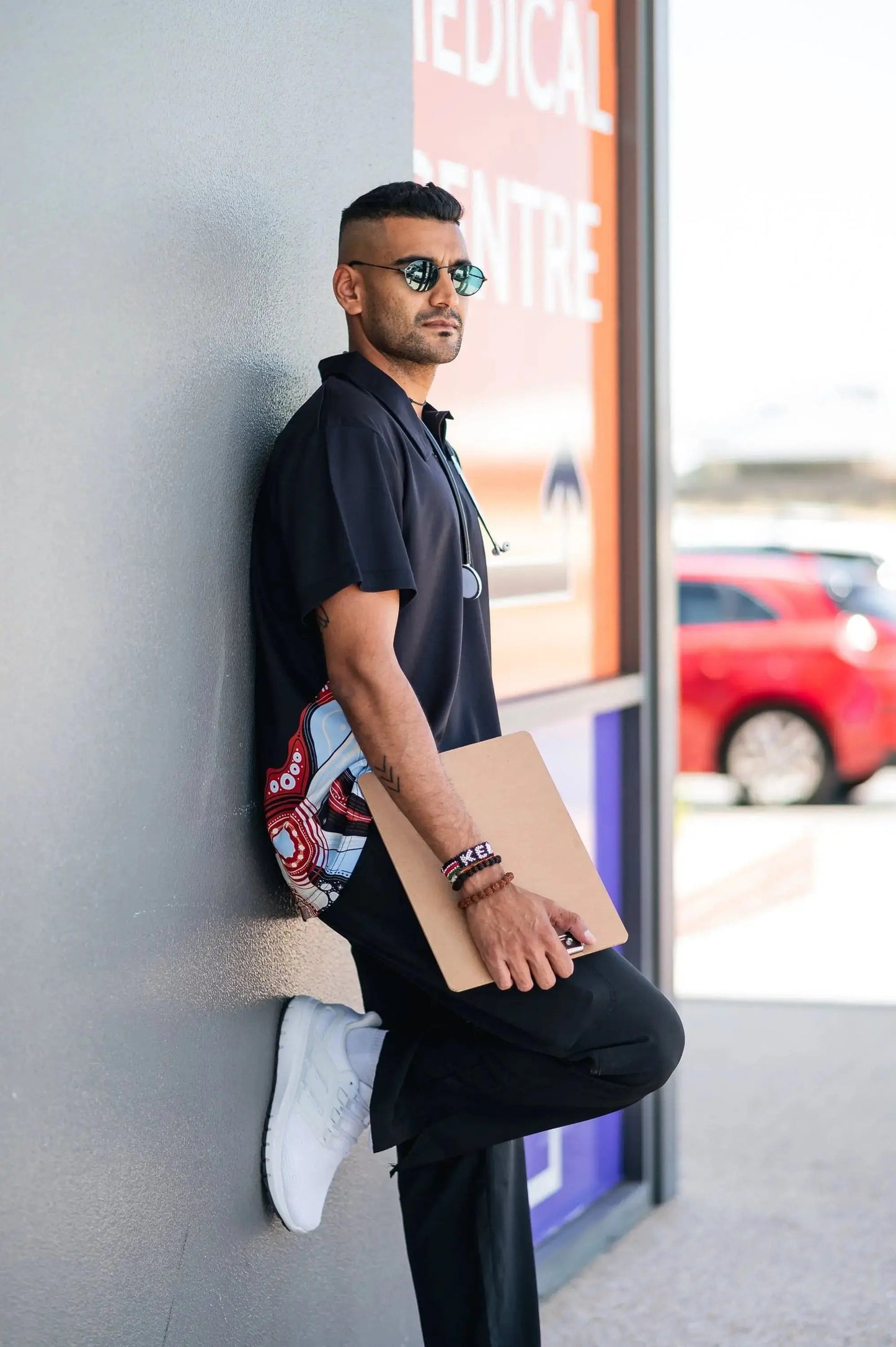 Pilbara Indigenous Men's Corporate Polo Shirt P01MS  Simply Scrubs Australia