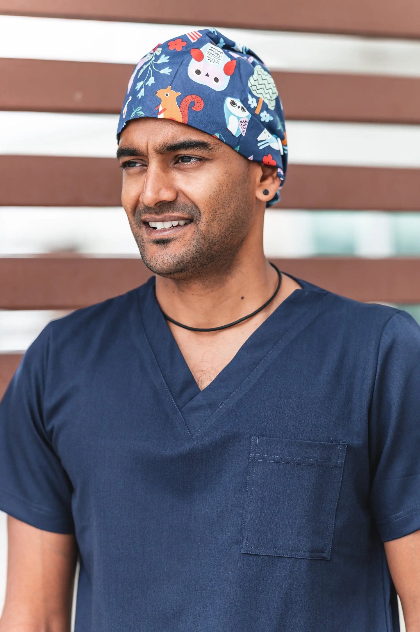 Printed Surgical Scrubs Cap/Surgical Hat SC0705 - Flash Uniforms