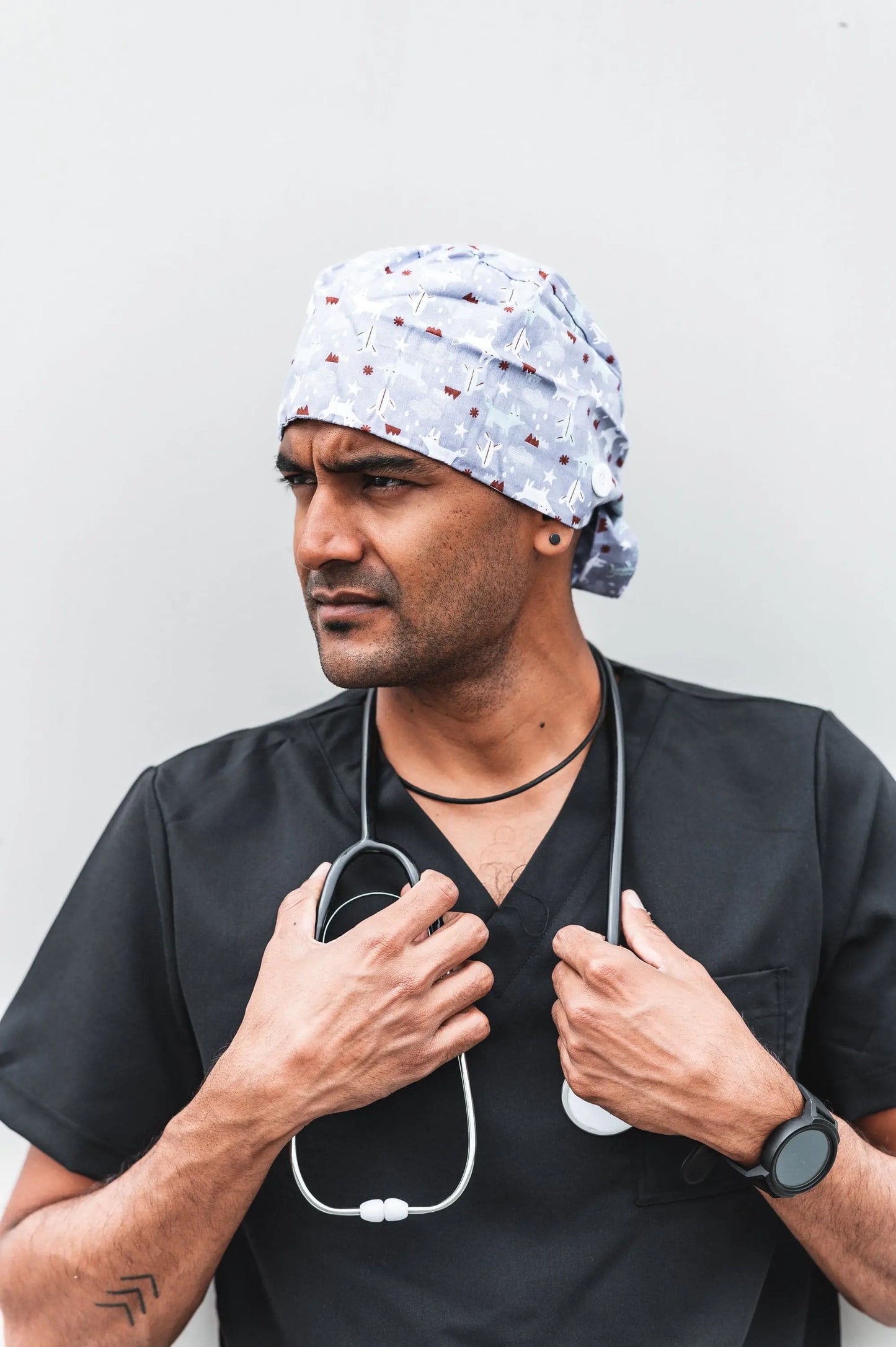 Printed Surgical Scrubs Cap/Surgical Hat SC0705 - Flash Uniforms