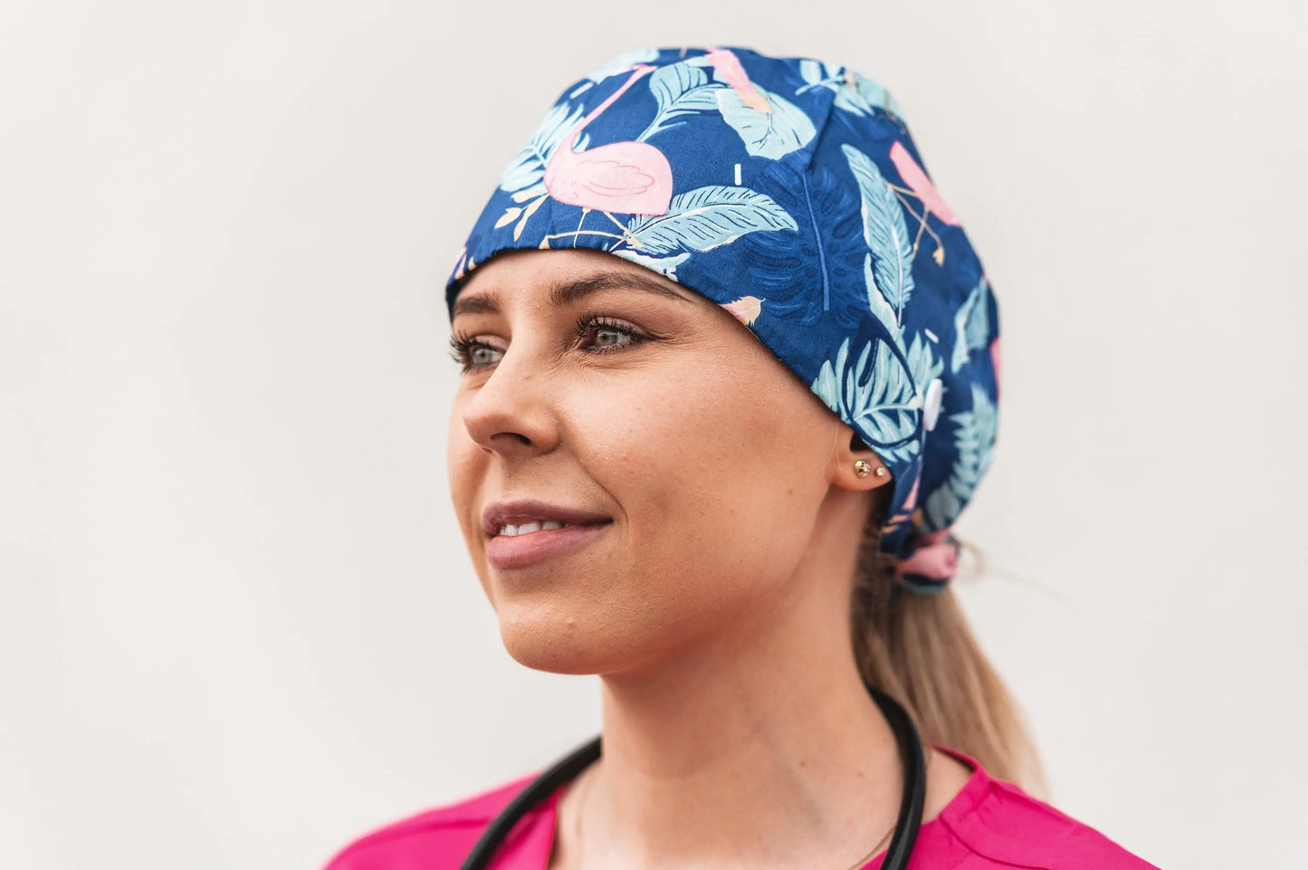 Printed Surgical Scrubs Cap/Surgical Hat SC0705 - Flash Uniforms