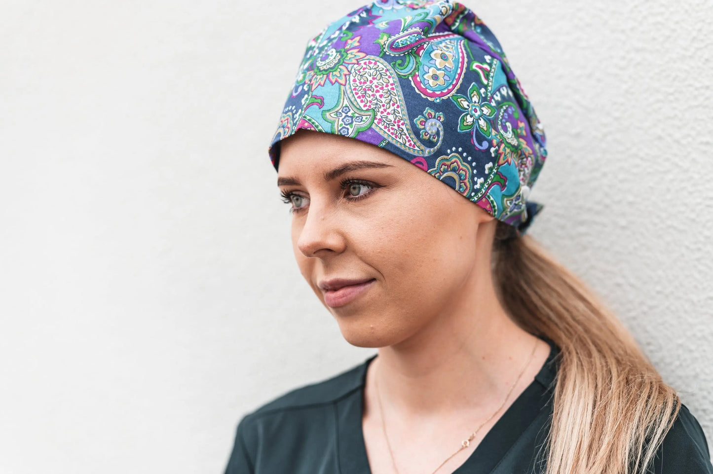 Printed Surgical Scrubs Cap/Surgical Hat SC0705 - Flash Uniforms