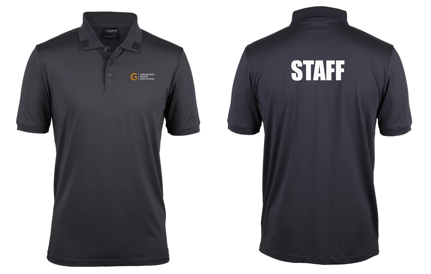 Girrawheen Senior High School Staff Short Sleeve Stretch Polo 7S4P Jb's Wear