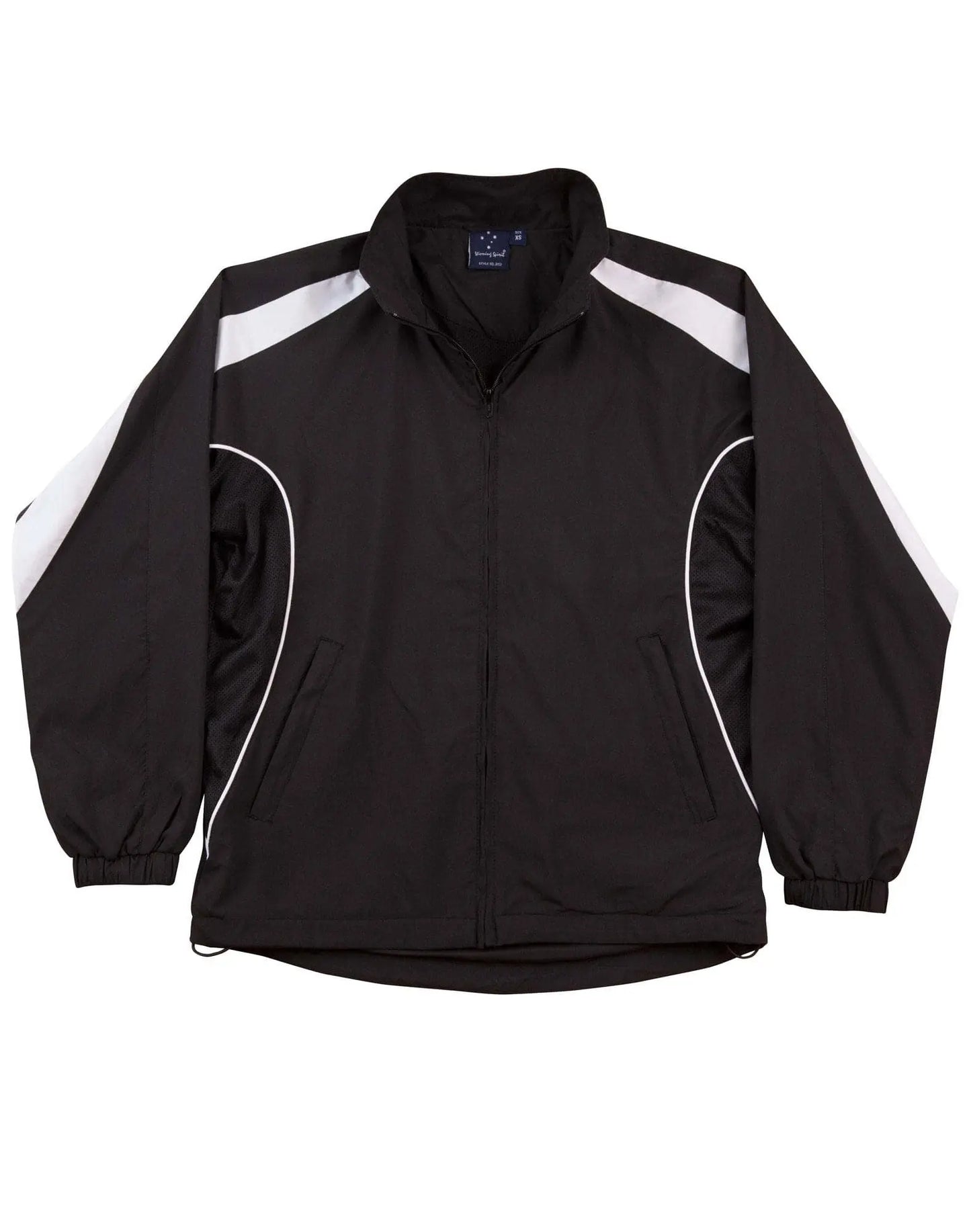 Legend Kids Warm Up Jacket JK53K Casual Wear Winning Spirit 6K Black/White