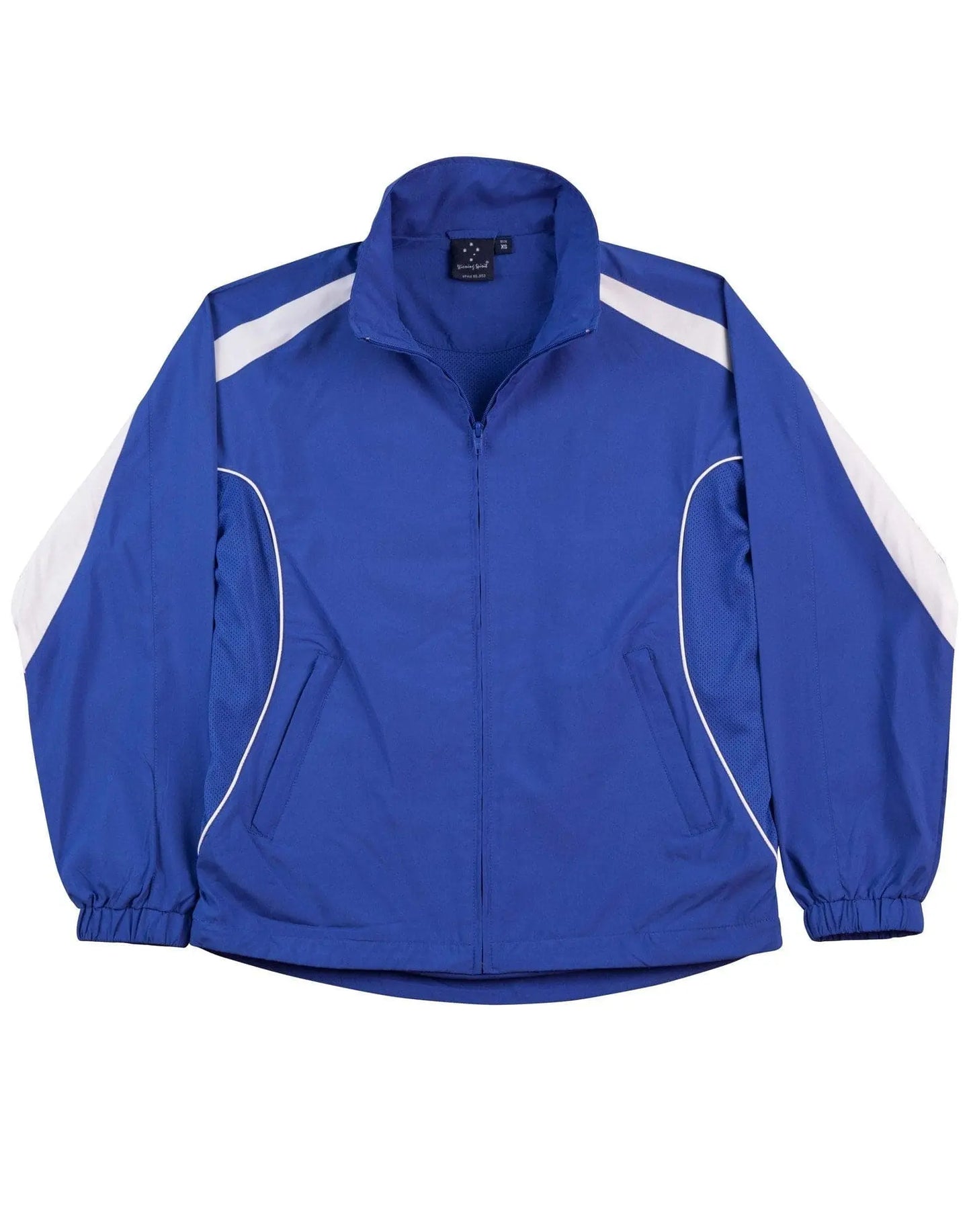 Legend Adults Warm Up Jacket JK53 Casual Wear Winning Spirit XS Royal/White