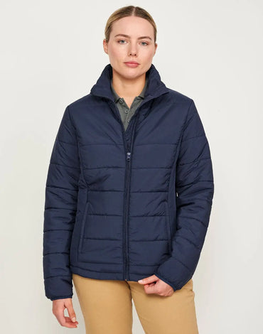 Winning Spirit Ladie's Sustainable Insulated Puffer Jacke JK60 Casual Wear Winning Spirit 6 Navy