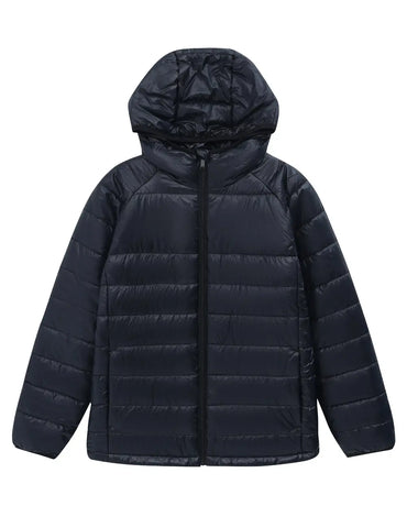 Winning Spirit Kids Sustainable Lightweight Hooded Puffer Jacket JK67K
