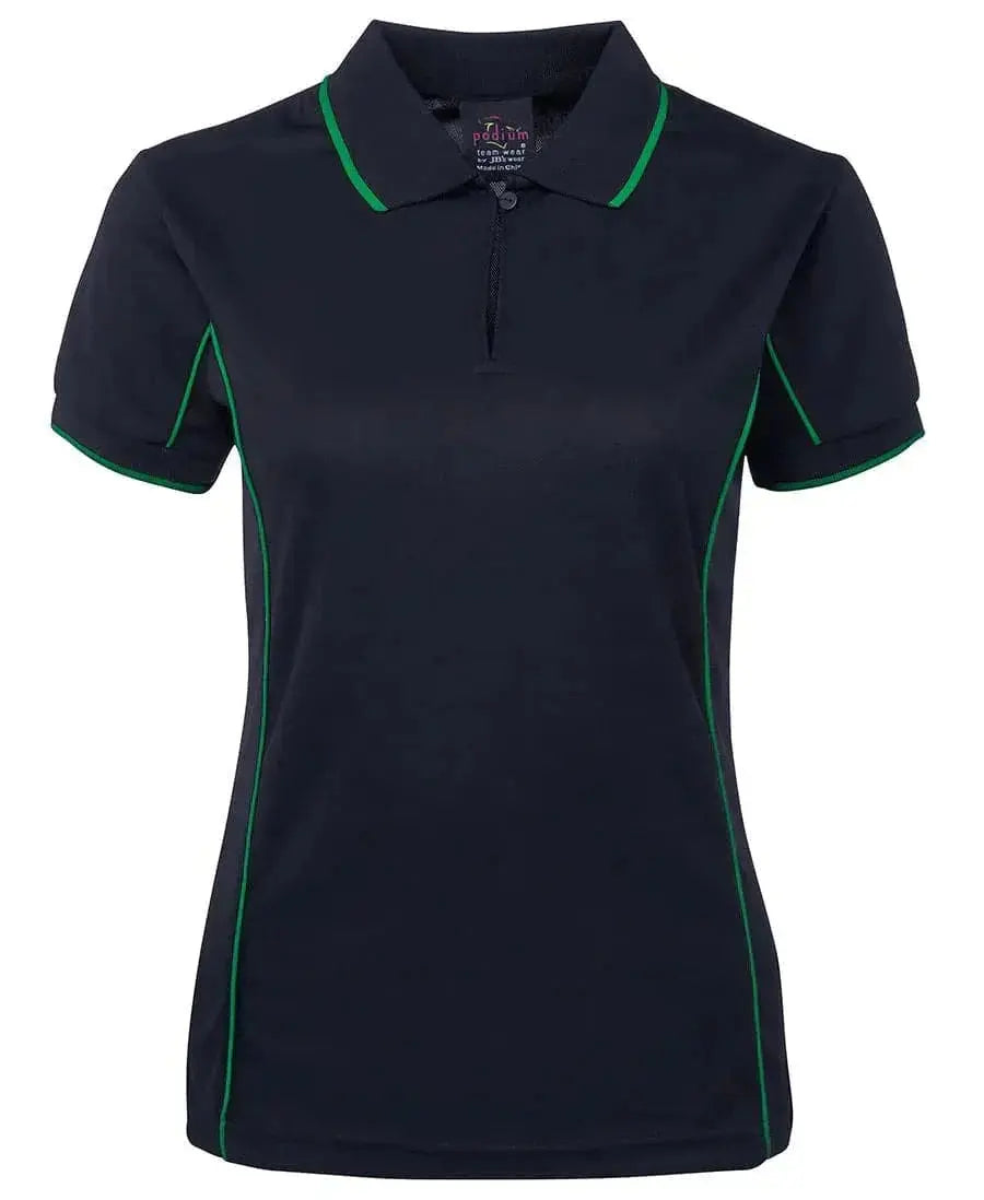 JB'S Wear Women’s Piping Work Polo 7LPI Casual Wear Jb's Wear Navy/Green 8
