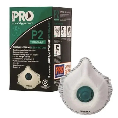 Pro Choice P2 Respirator, With Valve & Carbon Filter - PC531 Pro Choice