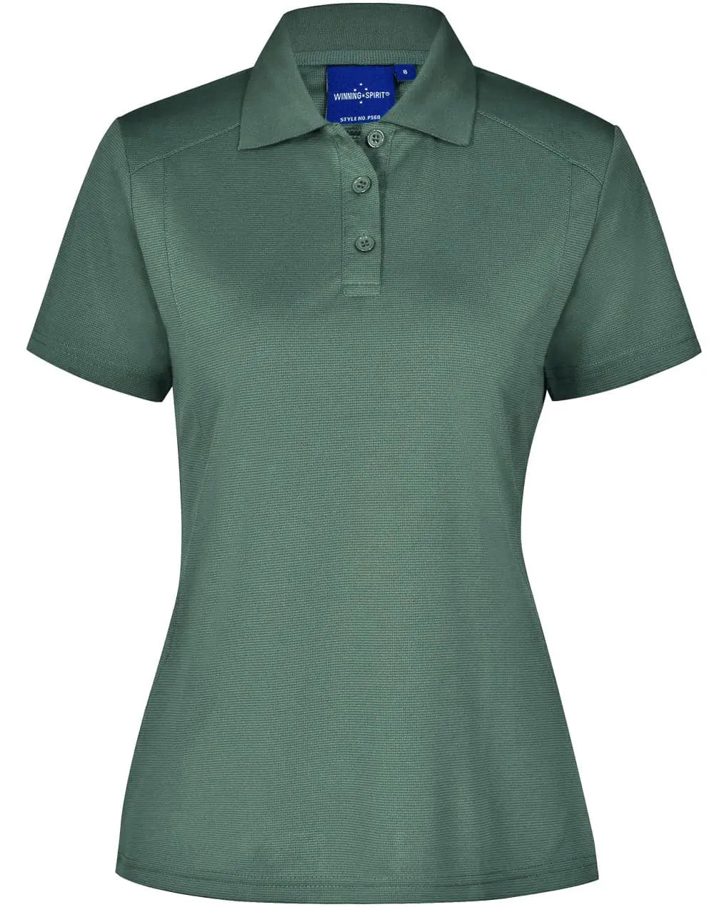Winning Spirit Lucky Bamboo Polo Ladies Ps60 Casual Wear Winning Spirit Mineral Green 8