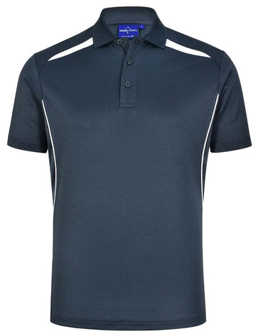 Winning Spirit Men's Sustainable Poly-Cotton Contrast Polo PS93 Metro Workwear.
